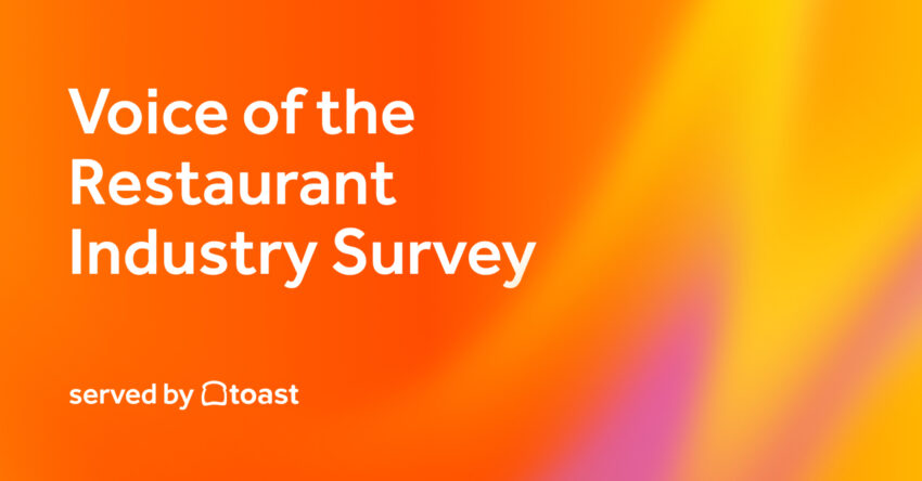 Voice of the Restaurant Industry Survey Results