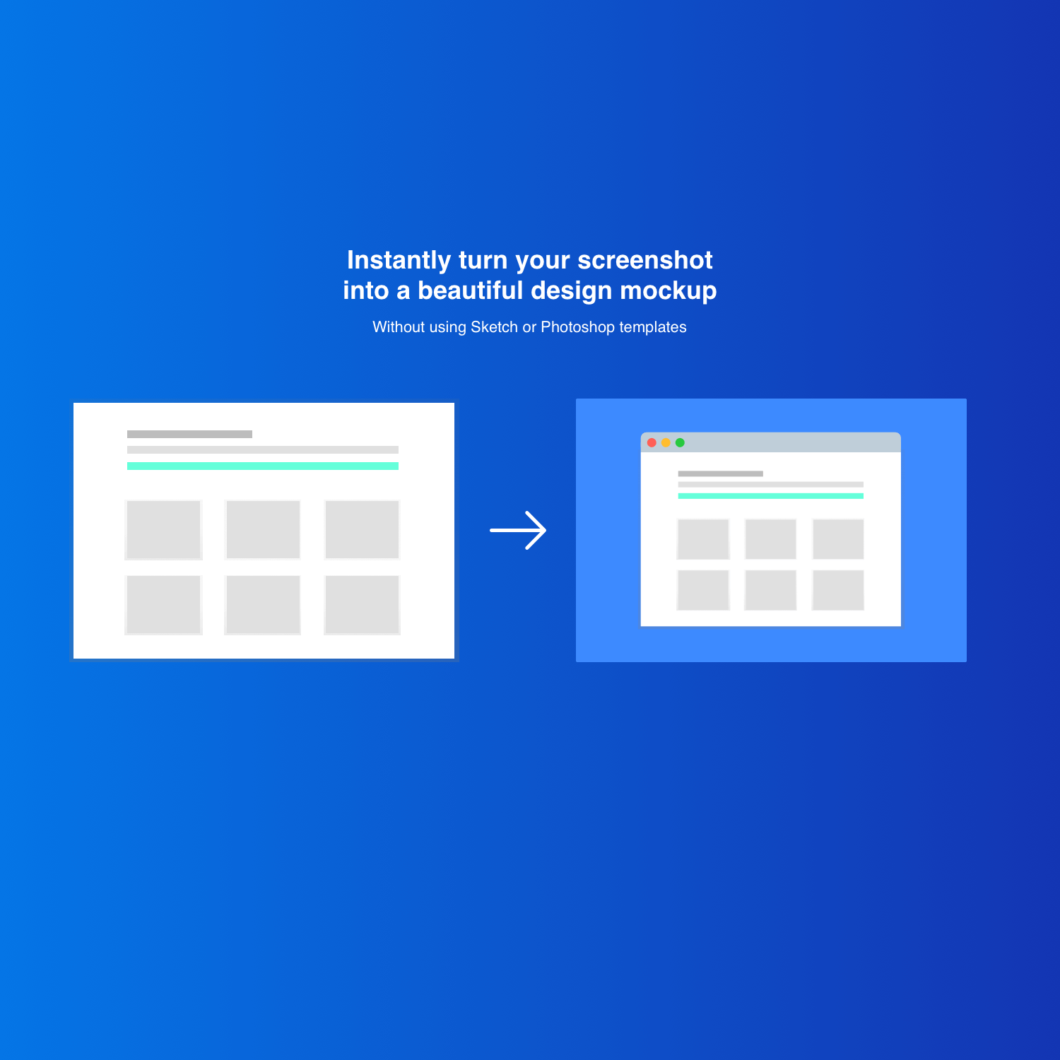 screely.com – Instantly Turn a Screenshot into a Browser Mockup: free