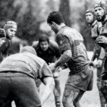 Rugby team playing. Personal development improves the teams, not just ourselves.